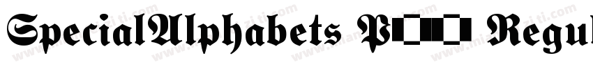 SpecialAlphabets P09 Regular字体转换